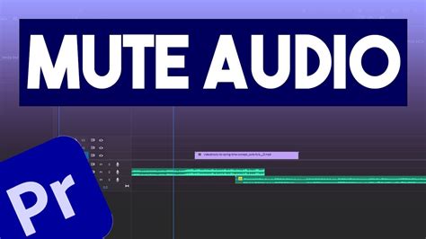 How to Mute Audio in Premiere Pro: A Symphony of Silence and Creativity